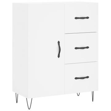 Elegant Highboard White 69.5x34x180 cm | Hipomarket UK