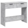 Console Table Concrete Grey - Stylish Engineered Wood Design