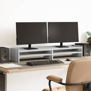 Monitor Stand Grey Sonoma - Ergonomic & Stylish Design