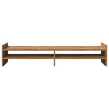 Monitor Stand Artisian Oak - Durable & Stylish Workspace Solution