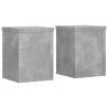 Concrete Grey Plant Stands (2 pcs) - Stylish and Durable