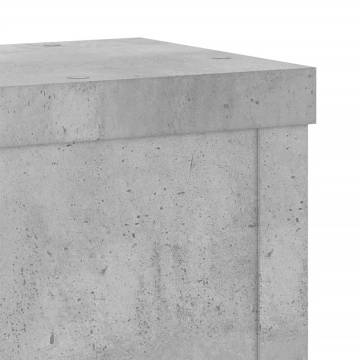 Concrete Grey Plant Stands (2 pcs) - Stylish and Durable