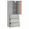 Highboard Grey Sonoma | Stylish Engineered Wood Storage