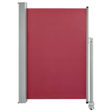 Patio Retractable Side Awning 120x300 cm - Red | HipoMarket