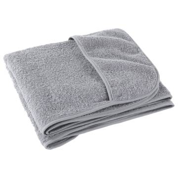 6 Pcs Grey Beach Towels - Soft & Quick Drying | Hipo Market