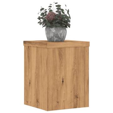 Artisan Oak Plant Stands - 2 pcs | Durable & Stylish Décor