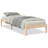 Extra Long Solid Wood Bed Frame 90x220 cm - No Mattress Included