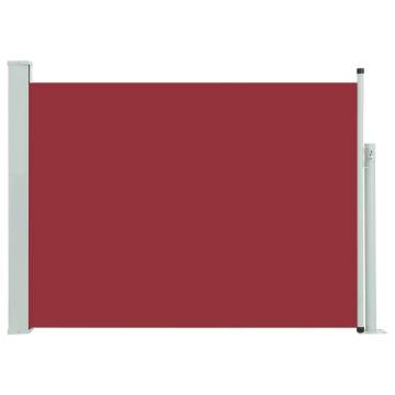 Patio Retractable Side Awning 120x500 cm - Stylish Red Design