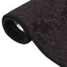 Washable Anthracite Rug 80x150cm with Anti-Slip Backing