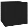 Garden Side Tables 3 pcs Black Poly Rattan - Hipomarket