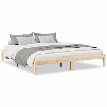 Extra Long Solid Wood Bed Frame 180x210 cm | HIPO Market