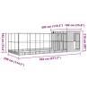 Aviary with Extension Silver - Durable Steel Bird Cage