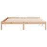 Extra Long Pine Bed Frame 160x220 cm - Solid Wood | Hipomarket