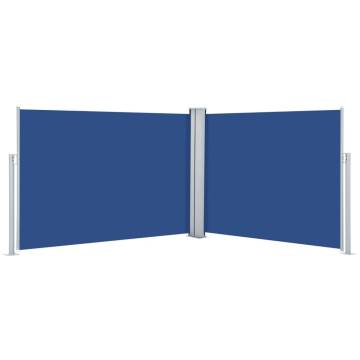 Retractable Side Awning Blue 120x1000 cm | Hipomarket UK