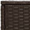 Garden Side Tables 3 pcs Brown Poly Rattan - Perfect for Outdoors