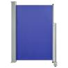 Patio Retractable Side Awning 120x300 cm - Blue | HipoMarket