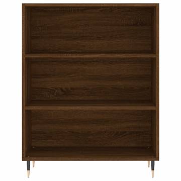 Elegant Highboard in Brown Oak - Stylish Storage Solution