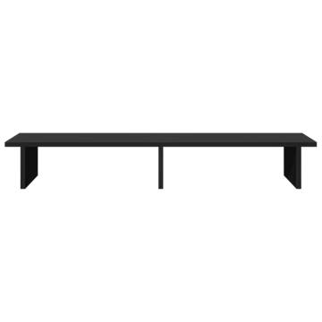 Black Monitor Stand - 100x27x15 cm Engineered Wood | HipoMarket