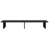 Black Monitor Stand - 100x27x15 cm Engineered Wood | HipoMarket