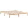 Extra Long Solid Wood Bed Frame - 180x220 cm | Hipomarket