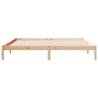 Extra Long Solid Wood Bed Frame - 180x220 cm | Hipomarket