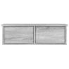 Grey Sonoma Wall Cabinet - 60x26x18.5 cm - Stylish Storage