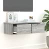 Grey Sonoma Wall Cabinet - 60x26x18.5 cm - Stylish Storage