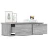 Grey Sonoma Wall Cabinet - 60x26x18.5 cm - Stylish Storage