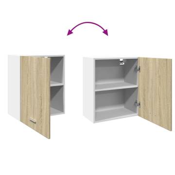 Wall Mounted Cabinet Sonoma Oak – Stylish Storage Solution