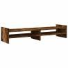 Monitor Stand Smoked Oak - Stylish & Practical Workspace Solution