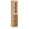 Highboard Sonoma Oak - Stylish Storage 34.5x34x180 cm