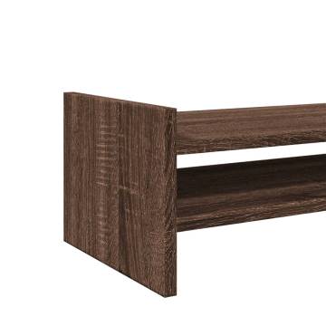 Monitor Stand Brown Oak - Stylish & Practical | HipoMarket