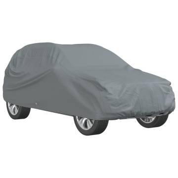 Car Cover for SUV Full Grey M - Durable Non-Woven Fabric