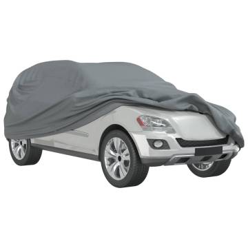 Car Cover for SUV Full Grey M - Durable Non-Woven Fabric