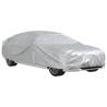 Car Cover for Sedan - Full Silver XXL with Buckle Straps