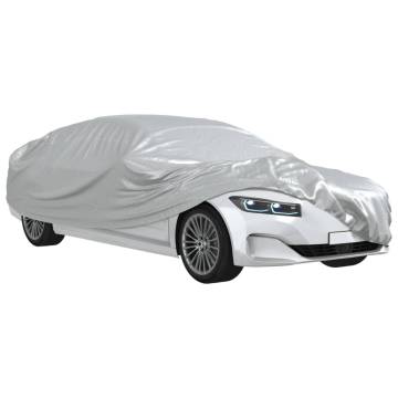 Car Cover for Sedan - Full Silver XXL with Buckle Straps