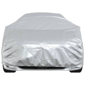 Car Cover for Sedan - Full Silver XXL with Buckle Straps