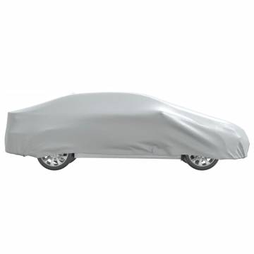 XL Silver Car Cover for Sedan with Buckle Straps - All Weather