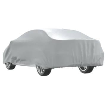 XL Silver Car Cover for Sedan with Buckle Straps - All Weather