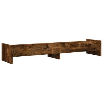 Monitor Stand Smoked Oak - Ergonomic & Durable | HipoMarket