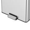 EKO Pedal Bin Essential 2x20 L Matte Silver | Stylish Waste Solution