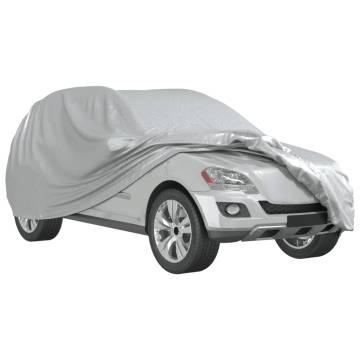 Car Cover for SUV with Buckle Straps - Full Silver XL