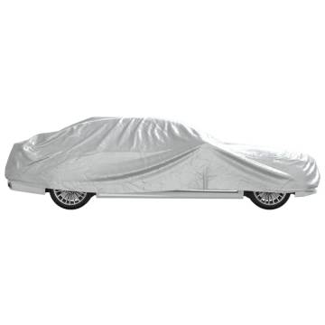 Premium Car Cover for Sedan - Full Silver XL with Buckle Straps