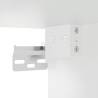 Wall Cabinet with Glass Doors White - Stylish Storage Solution