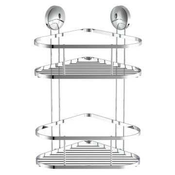 EISL Shower Corner Rack Chrome - 2-Tier Storage Solution