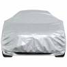 Car Cover for Sedan with Buckle Straps - Full Silver M PEVA