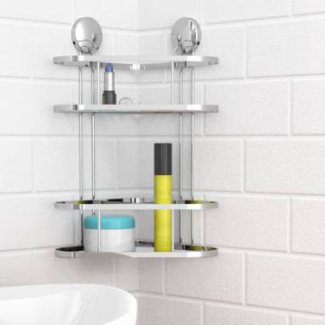 EISL Shower Corner Rack Chrome - 2-Tier Storage Solution