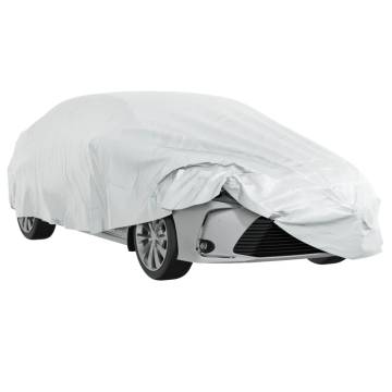 Car Cover for Sedan XXL with Buckle Straps - Full Silver