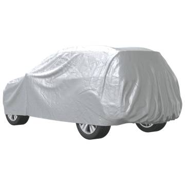 Car Cover for SUV with Buckle Straps - Full Silver PEVA