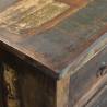 Reclaimed Solid Wood Antique-style Cabinet with 16 Drawers